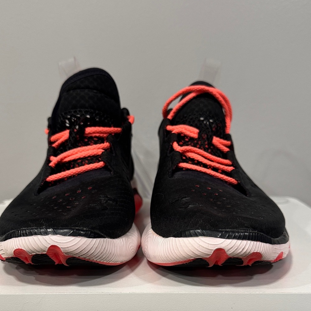 Under Armour Women's Black and Pink Athletic Shoes - Picture 3 of 6